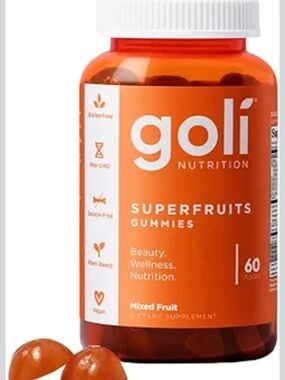 Goli Nutrition Orange Superfruits Gummies - Mixed Fruit